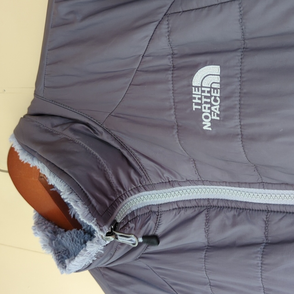GUC North Face Reversible Fall / Winter Jacket L-XL Grey - Picture 2 of 7